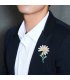 XSB282 - Elegant Sunflower Design Brooch